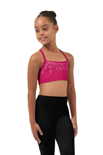 BLOCH ELSIE RACER BACK GIRLS CAMI CROP TOP