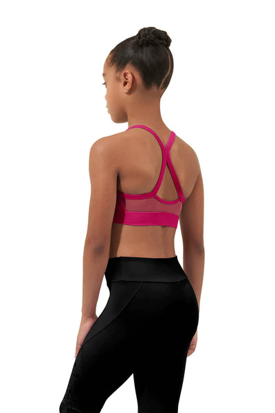 BLOCH ELSIE RACER BACK GIRLS CAMI CROP TOP