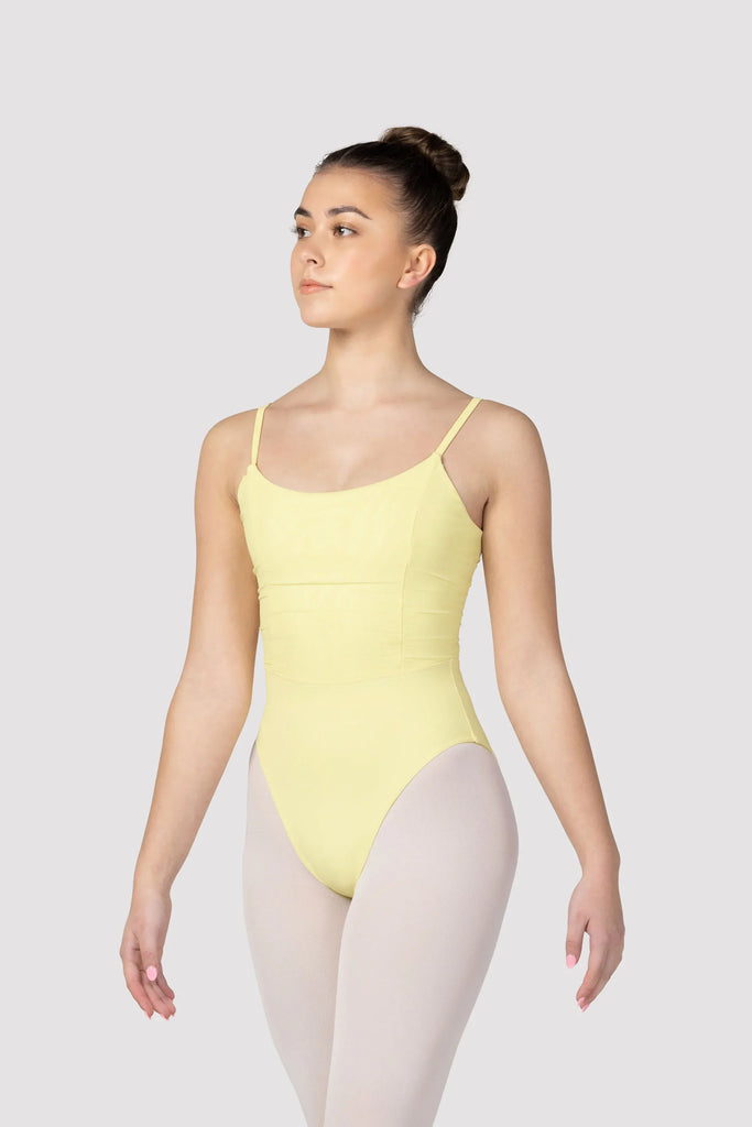 BLOCH FRANCA ROUCHED CAMISOLE LEOTARD