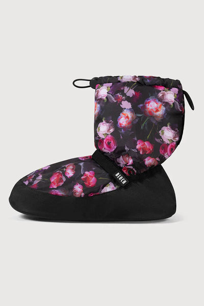 BLOCH ADULT FLORAL PRINTED WARMUP BOOTIES