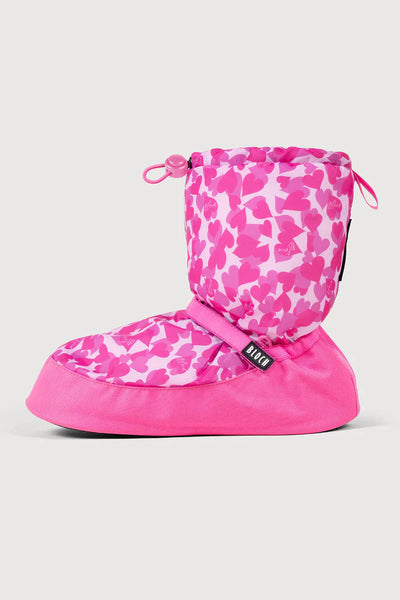 BLOCH CHILDREN CONFETTI HEARTS PRINTED WARMUP BOOTIES