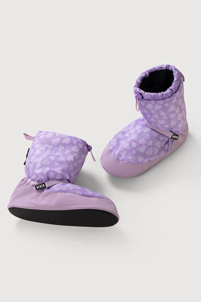 BLOCH CHILDREN CONFETTI HEARTS PRINTED WARMUP BOOTIES