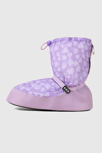 BLOCH CHILDREN CONFETTI HEARTS PRINTED WARMUP BOOTIES