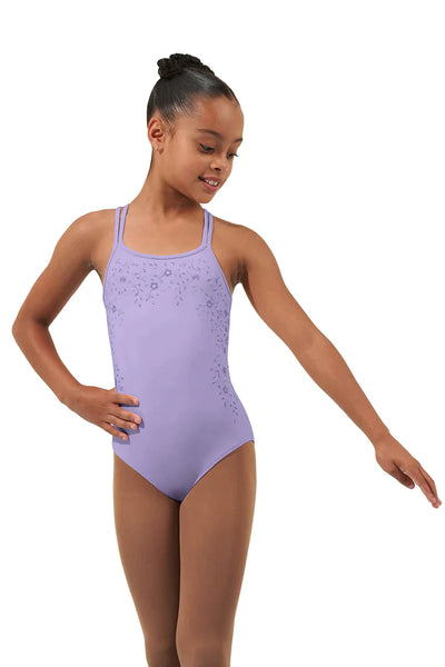 BLOCH FELICIA DOUBLE CAMI CROSS BACK GIRLS LEOTARD