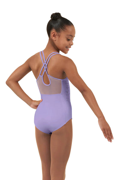 BLOCH FELICIA DOUBLE CAMI CROSS BACK GIRLS LEOTARD