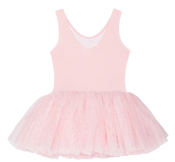 BEATRICE STATEMENT SEQUIN BOW TUTU DRESS