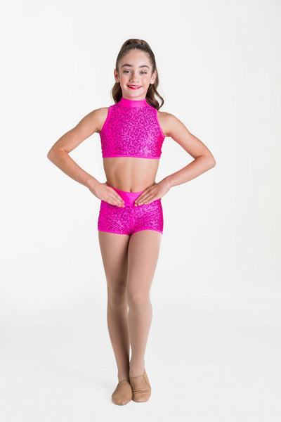 ATTITUDE SEQUIN SHORTS - ADULTS