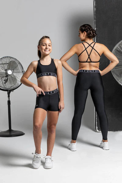ICONIC SP CROP TOP - BLACK
