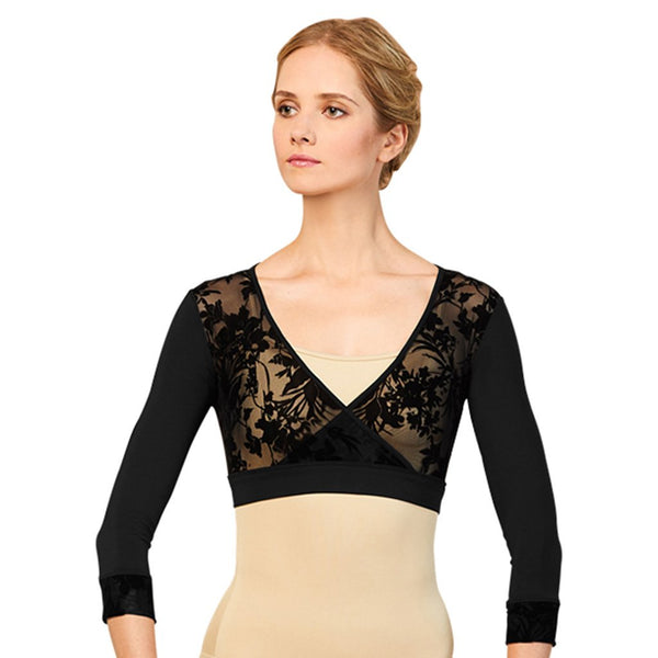 BLOCH BORDEAUX EMORY LONG SLEEVE TOP