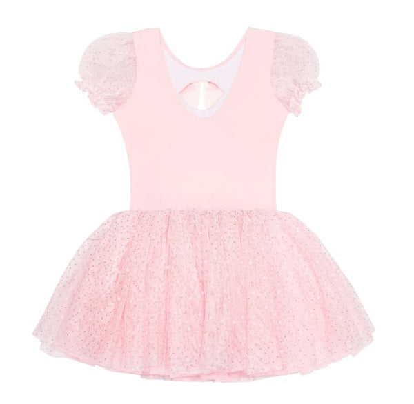 LILLIAN PUFF SLEEVE TUTU DRESS WITH BOW