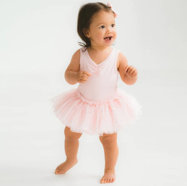 NINA BABY BALLET SEQUIN TUTU DRESS WITH BOW