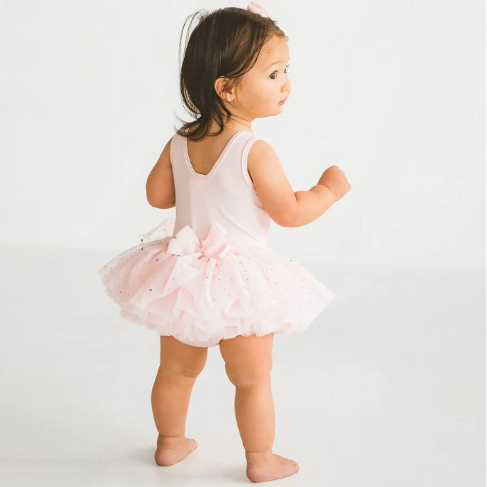 NINA BABY BALLET SEQUIN TUTU DRESS WITH BOW