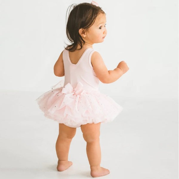NINA BABY BALLET SEQUIN TUTU DRESS WITH BOW