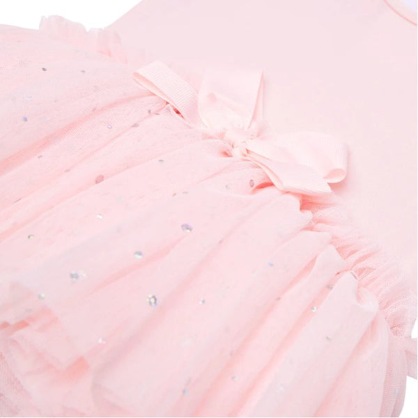 NINA BABY BALLET SEQUIN TUTU DRESS WITH BOW