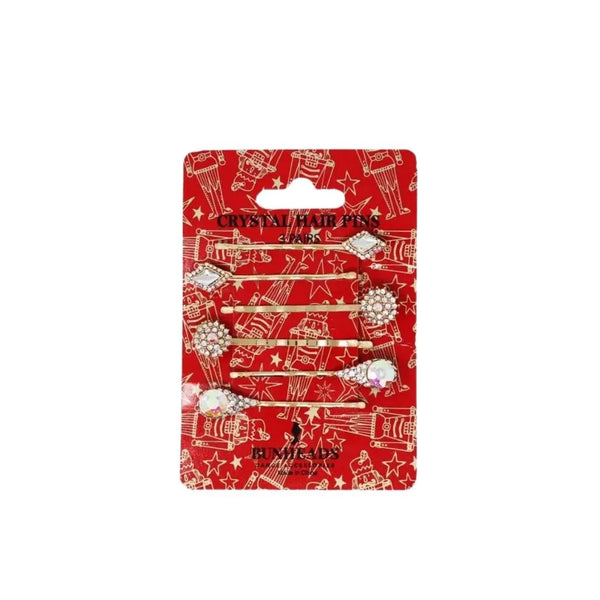 CRYSTAL HAIR PINS