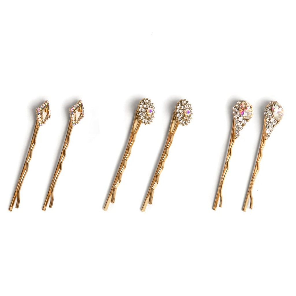 CRYSTAL HAIR PINS