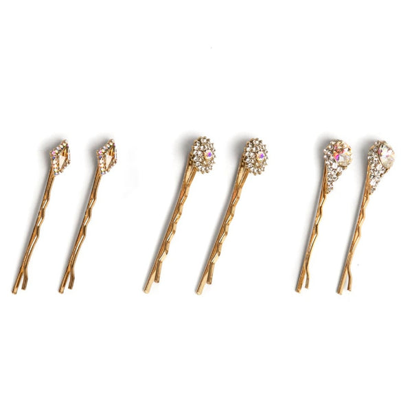 CRYSTAL HAIR PINS