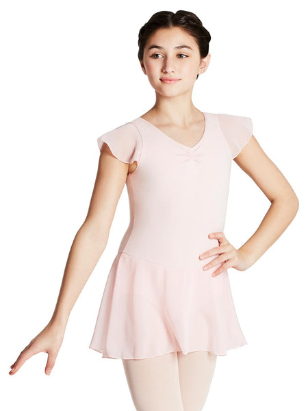 FLUTTER SLEEVE DRESS - GIRLS