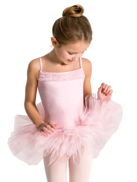 RUFFLE YOKE TUTU DRESS - GIRLS