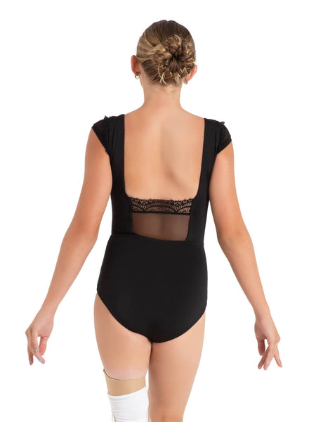 WHISPERING WAVES COASTAL CAP SLEEVE LEO