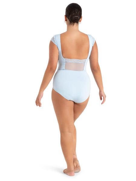 WHISPERING WAVES COASTAL CAP SLEEVE LEO