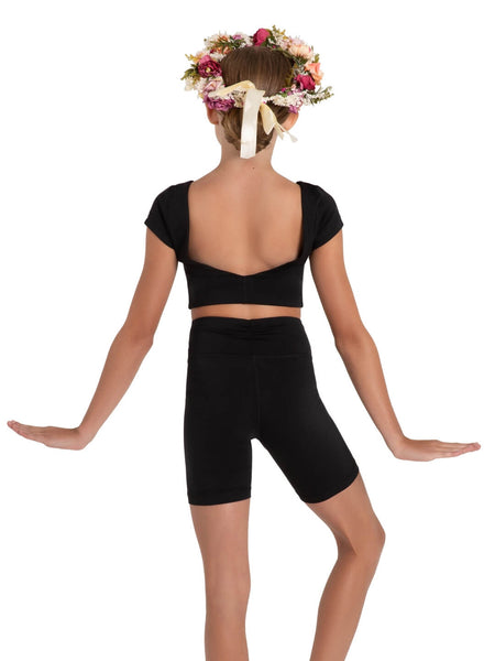WILDFLOWER CLOVER CROP TOP - GIRLS