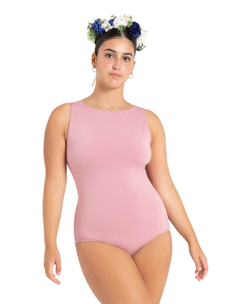 WILDFLOWER MARIGOLD MESH BACK LEOTARD - ADULT