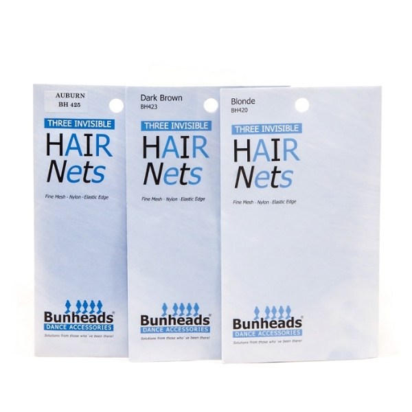 BUNHEADS INVISIBLE HAIR NETS - First Class Dancewear NQ