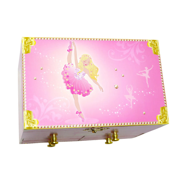 ROMANTIC BALLET MUSICAL JEWELLERY BOX (MEDIUM)