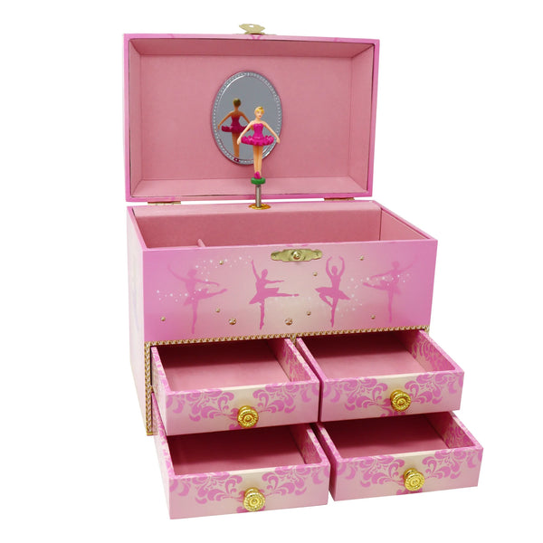 ROMANTIC BALLET MUSICAL JEWELLERY BOX (MEDIUM)