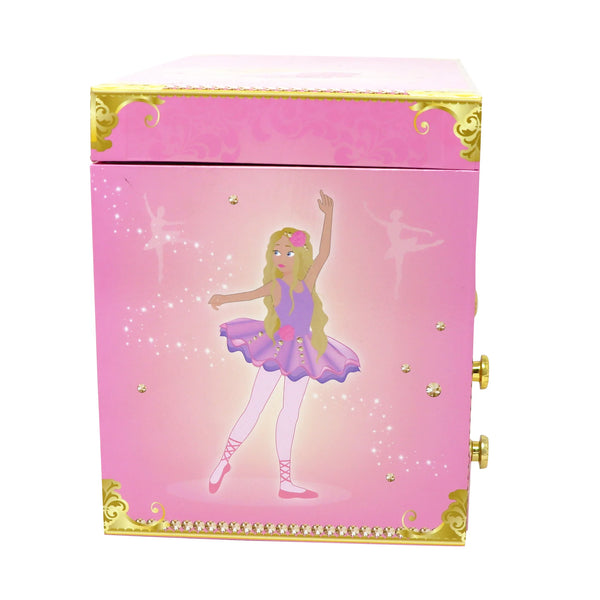 ROMANTIC BALLET MUSICAL JEWELLERY BOX (MEDIUM)