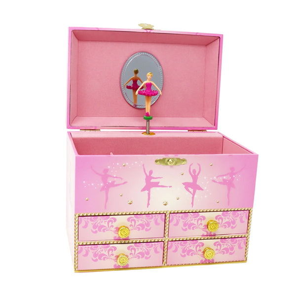 ROMANTIC BALLET MUSICAL JEWELLERY BOX (MEDIUM)