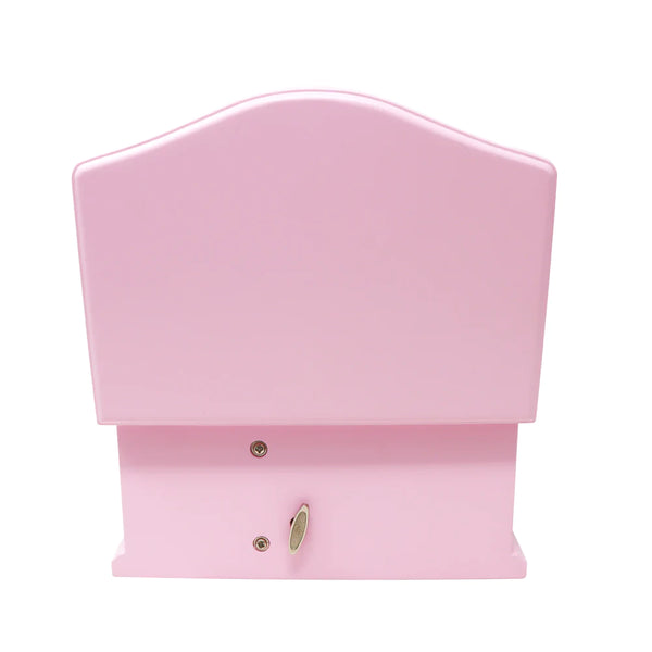 WOODEN BALLERINA LUXURY MUSICAL JEWELLERY BOX WITH LOCK & KEY