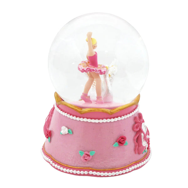 LITTLE BALLET DANCER MUSICAL SNOW GLOBE