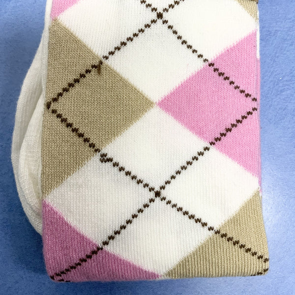 MY SOCKS ARGYLE KNEE HIGH SOCKS