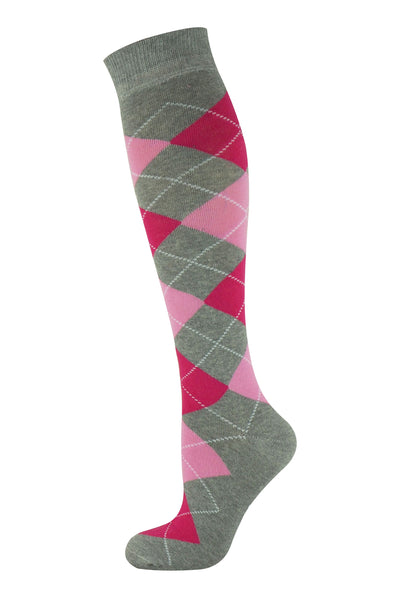 MY SOCKS ARGYLE KNEE HIGH SOCKS