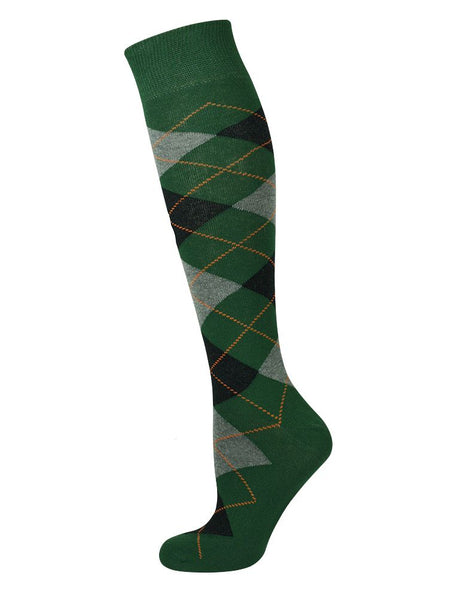 MY SOCKS ARGYLE KNEE HIGH SOCKS