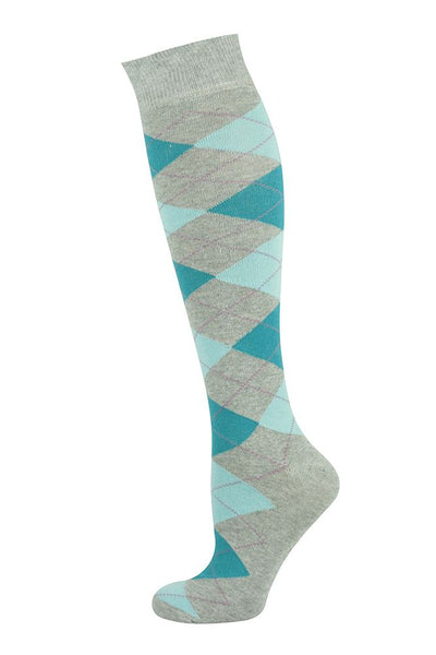 MY SOCKS ARGYLE KNEE HIGH SOCKS