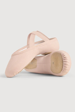 BLOCH PERFORMA STRETCH CANVAS CHILDRENS BALLET FLAT