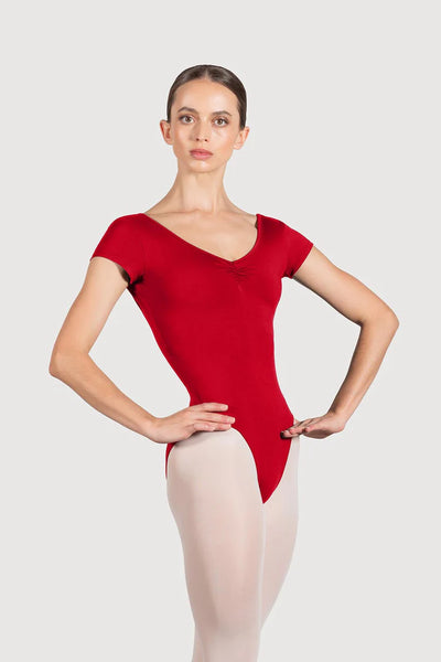 BLOCH PENNY WOMENS CAP SLEEVE LEOTARD