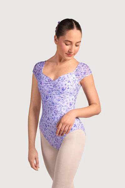 BLOCH BELVIA FITTED CAL SLEEVE WOMENS LEOTARD