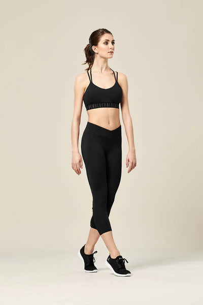 BLOCH NEENA BRANDED ELASTIC WOMENS DOUBLE STRAP CROP TOP