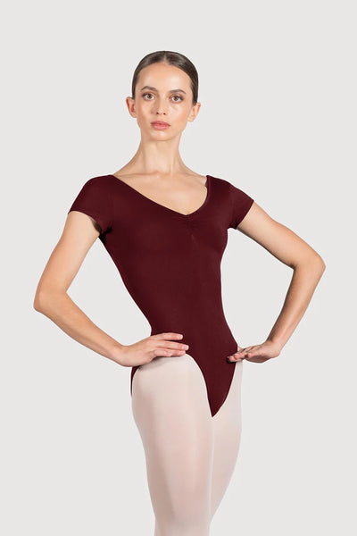 BLOCH PENNY WOMENS CAP SLEEVE LEOTARD
