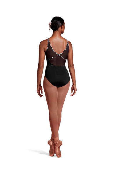 BLOCH MIRELLA JARDIN MESH PANELLED WOMENS HIGHT NECK LEOTARD
