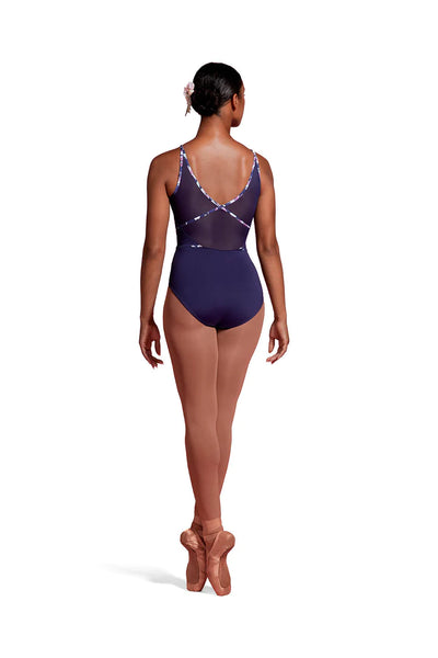 BLOCH MIRELLA JARDIN MESH PANELLED WOMENS HIGHT NECK LEOTARD