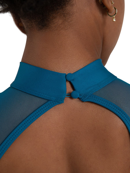 COASTAL BLOOM BLACKTHORN LEOTARD