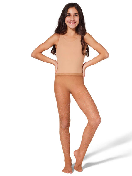 ALL-OVER RHINESTONE TIGHT - CHILD