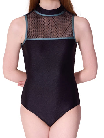 ENCHANTED CONTRAST BELOVED MOCK NECK LEOTARD - First Class Dancewear NQ