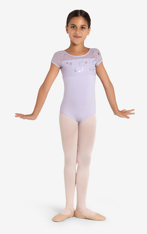 STAR STRUCK GALAXY SHORT SLEEVE LEOTARD