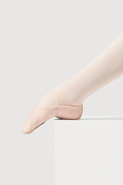 BLOCH PERFORMA STRETCH CANVAS CHILDRENS BALLET FLAT